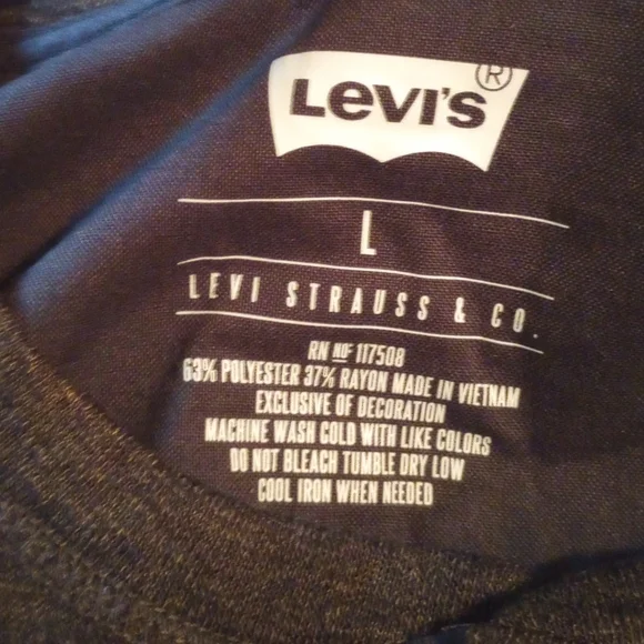 Levi's men's two button heavyweight pullover NWT - Picture 7 of 7